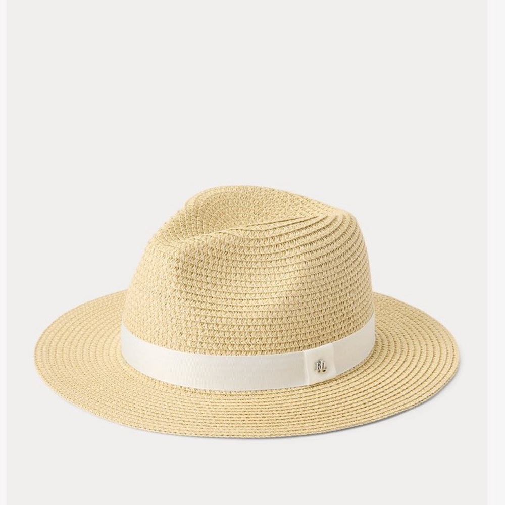 Lauren Ralph Lauren Straw Fedora Hat